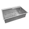 Ruvati 33"x22" Ledge Drop-in Tight Radius 16Ga SS Kitchen Sink Single Bowl RVH8003 - alternate 5